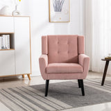 Modern Soft Velvet Material Ergonomics Accent Chair Living Room Chair Bedroom Chair Home Chair With W676P313965