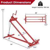 Multipurpose Mower Lift Jack - Ideal for Cleaning/Repairing Mowers/Tractors, Folded Size 48x19.5, 46698677