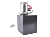 20 Quart Single Acting Hydraulic Power Unit 12V DC 3200 PSI Hydraulic Pump for Dump Trailer, Car 77482573
