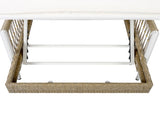 Outdoor All-Weather PE Rattan Chaise Lounge, Minimalist Patio Wicker Lounge Chair with 6 Gear 09574757