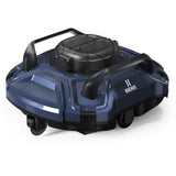 ZNTS Cordless Robotic Pool Cleaner Pool Vacuum Self-Parking Dual-Motors LED Indicator 51865721