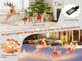 3 Pieces Lighted Christmas Reindeer Christmas decoration 09178562