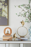 47x15.5x31" Rectangular Console Table with Elegant Floral Design and Mirrored Silver Finish W2078P248216
