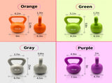 Kettlebell, Strength Training Kettlebells Weight for Women, Vinyl Coated Kettle Bell for Home Gym 36685825