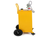 30 Gallon Gas Caddy Tank Storage Drum Gasoline Diesel Fuel Transfer with universal wheel Bright 68069886