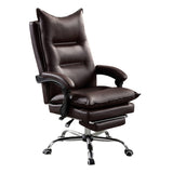 ZNTS Contemporary Office Chair Upholstered 1pc Comfort Adjustable Chair Relax Office Chair Work Brown B011P214982