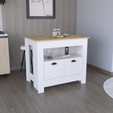 Arlet Kitchen Island Two Door Cabinet and Shelf B200P173164