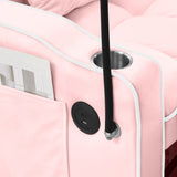 Convertible Sleeper Chair Sofa Adjustable Pull Out Sleeper Chair Multi-Pockets Folding Sofa W2353P268319