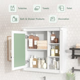 Bathroom Medicine Cabinet with Mirror, Wall Mounted Mirror Cabinet with Storage Organizer, Over the N710P209436K