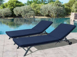 Outdoor Lounge Chair Cushion Replacement Patio Funiture Seat Cushion Chaise Lounge CushionNAVY BLUE 46805925