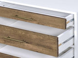 Lurel White & Weathered Oak Finish Accent Table B2726P288770