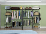 Closet Organizer Metal Garment Rack Portable Clothes Hanger Home Shelf 18820492