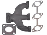 Exhaust Manifold w/ Gaskets Replacement for Kubota Engine D905 D1005 D1105 D1305 1721312312 00485420