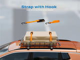 46x36x6in 250lbs roof rack with 4 straps 38899021