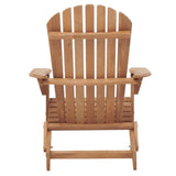 Wooden Outdoor Folding Adirondack Chair Set of 2 Wood Lounge Patio Chair for Garden,Garden, Lawn, 19611742