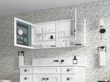 48'' W x 30'' H Surface Frameless Mirror Medicine, Beveled Mirror Edges Bathroom Medicine W2287P249193
