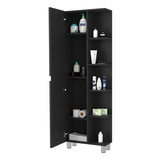 Los Angeles Linen Cabinet, Five Shelves, One Cabinet, Divisions B128P148933