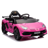 ZNTS 12V Kids Ride On Car W/Parents Remote Control,Licensed Lamborghini Aventador Xago,Hydraulic pressure W1396P184345