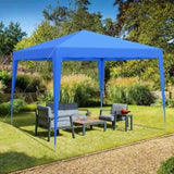 ZNTS Outdoor 10x 10Ft Pop Up Gazebo Canopy Tent with Removable Sidewall with Zipper,2pcs Sidewall with W419P147534