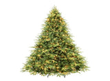 Artificial 4ft Green Christmas Tree with 856 PE/PVC Mixed Branch Tips, 150L warm white led, Steel 03826346