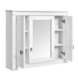 Bathroom Wall Cabinet with Mirror, Wall Mounted Medicine Cabinet with 4 Shelves, Mirrored Door Over 58103188