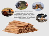 15 Lbs Fatwood Fire Starter Sticks with Wooden Box, 100% Natural Kindling wood, Pine Firewood 41352031
