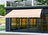 118.1"D x 47.2"W x"H Retractable Awning Khaki 21965272