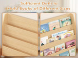 4-Tier Kids Bookshelf,Book Display Shelf Bookcase Book Cabinet Organizedfor Bedroom,Playroom,Neutral 94220371