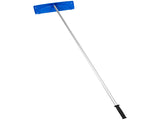 5.6 m 5-Section Extendable Roof Snow Rake Aluminum Pole, PP Blue Wheeled Shovel Head 57153459
