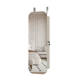Jewelry Armoire Organizer with Full Length Mirror, Door or Wall Mounted,Lockable Storage Cabinet, W3406P340449
