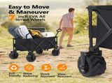 42*22*36inch Black Garden Folding Cart 52903607