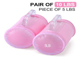 Water Dumbbells Pair, Foldable Travel Dumbbells,10lb Fitness Women Dumbbell Set, Portable Training 32751593
