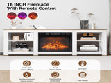 70-inch washable white cabinet brown countertop double-sided cross-fireplace cabinet 87182272