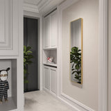 Gold 47 x 14IN Door mirror. W2203P310394