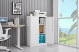 ZNTS Metal Storage Cabinet with Locking Doors and Adjustable Shelf, Filing Storage Cabinet , W124757865