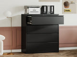 4 Drawer Lateral File Cabinet, Heavy Duty Metal Filing Cabinet, 35.4 Inch Wide Locking File Cabinet 96426243