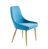 Fabric Dining Chairs Set of 2, Upholstered Armless Accent Chairs, Classical Appearance and Stainless W1241119372