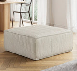 Sectional Sofa Ottoman with Storage, Cream W3147P277227