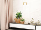 2-Pack Smart Self-watering Planter Pot for Indoor and Outdoor - Light Wood - Square Cone B046P144623