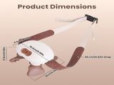 Adjustable Strap Neck Massager, 3 Intensity 2 Heat Levels Cordless Deep Tissue Massager for Neck 35781091