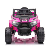 ZNTS 12V kids Ride On Mini UTV, Electric Car with Front LED Lights and Horn, Single Seat with a Safety W2181P160710