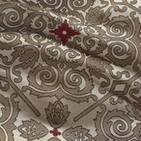 Cal King 7 Piece Jacquard Comforter Set with Throw Pillows B03597223