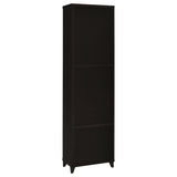 Cappuccino Media Tower with Shelf and Drawer B062P153829