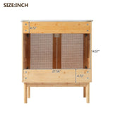 30-inch bathroom vanity crafted from natural materials, featuring handmade rattan doors and WF530472AAD