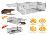 Rat Trap Cage Humane Live Rodent Trap Cage Mouse Control Bait Catch 17866573