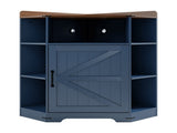 Corner Cabinet, Corner Storage Shelf with USB Ports and Outlets Industrial Organizer for Small Space W6018P577720