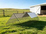 118.1 x 28 x 24.2 Inch Chicken Tunnels, Portable Chicken Coop Run for Yard, Easy Installation 03129695