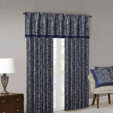 Jacquard Curtain Panel Pair B03598175
