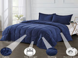 3 Piece Pre Washed Down Alternative Comforter Set with 2 Shams 44532942
