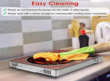 3500W Electric Single Burner Cooktop 110V - Rapid Heating Hot Plate with 4 Preset Modes 85771646